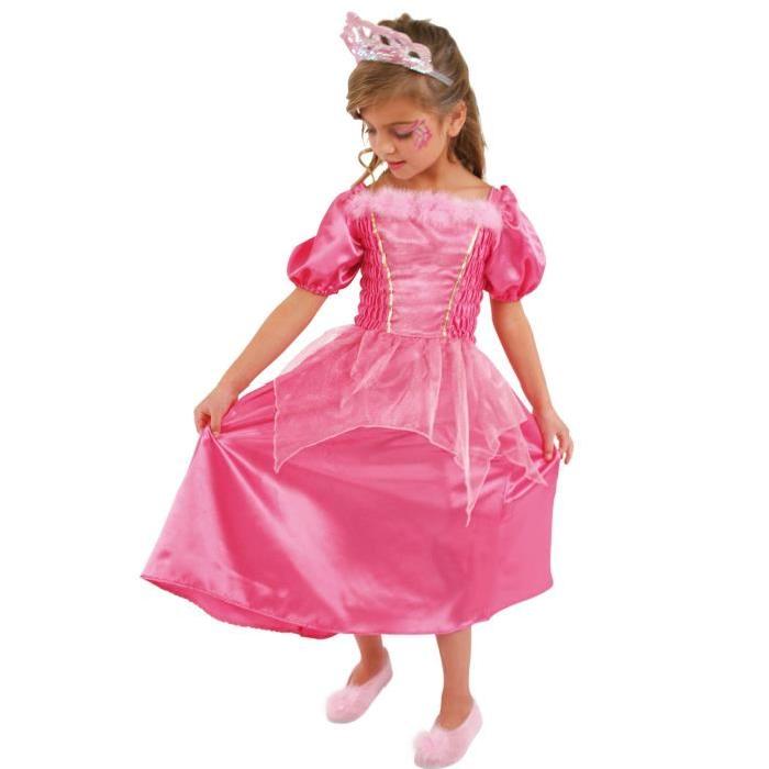 CESAR - B432 - Robe princesse Rose - 8 / 10 ans