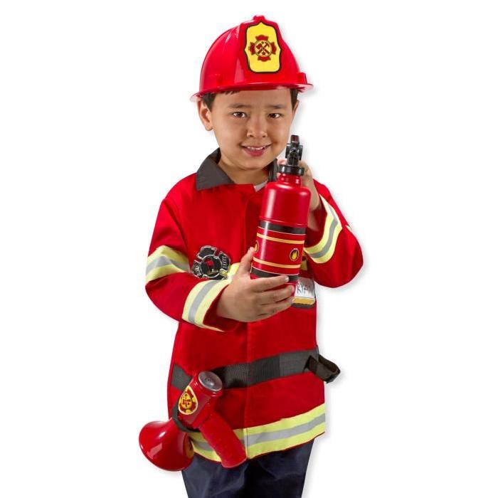 MELISSA & DOUG Costume De Chef Des Pompiers