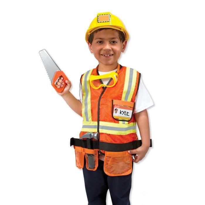 MELISSA & DOUG Costume De Travailleur De La Construction