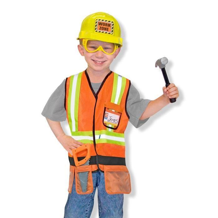 MELISSA & DOUG Costume De Travailleur De La Construction