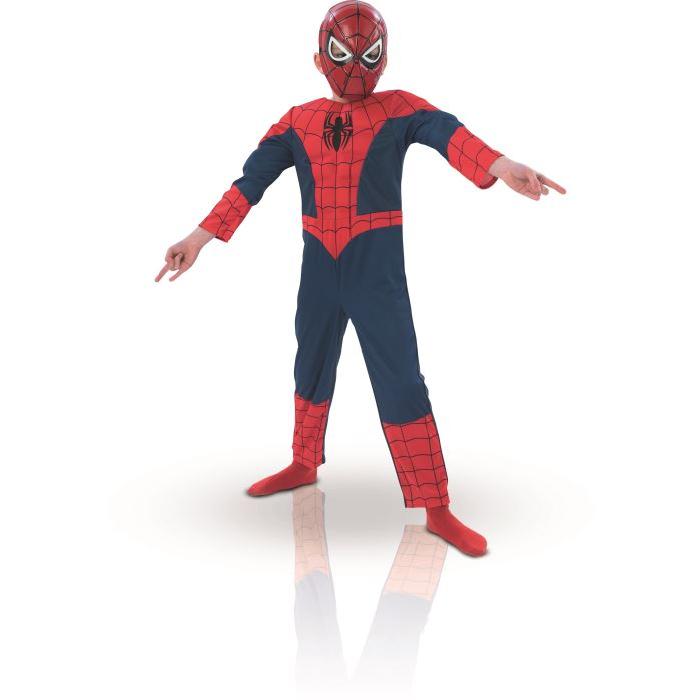 Costume Spiderman Luxe Avec Muscle et Masque