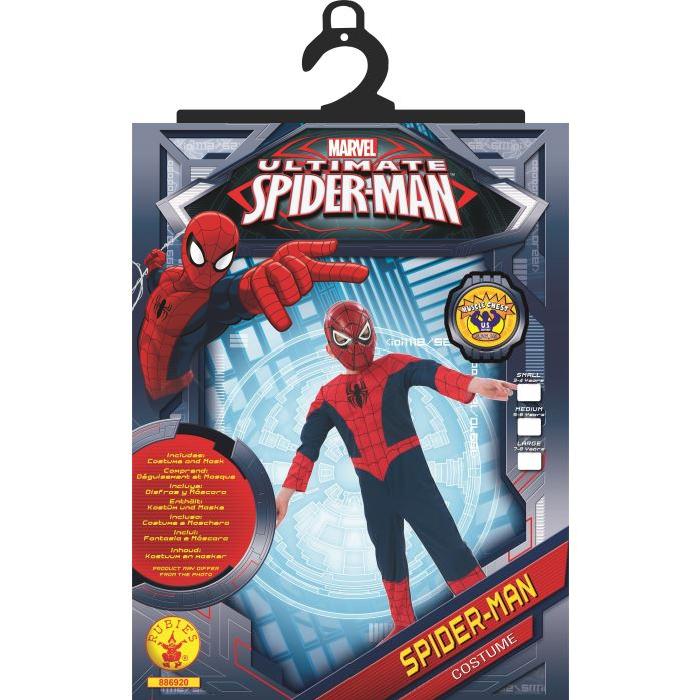 Costume Spiderman Luxe Avec Muscle et Masque