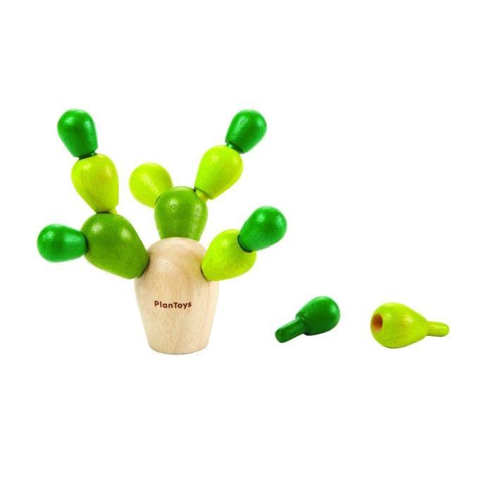 PLAN TOYS Jeu en bois Mini mikado cactus