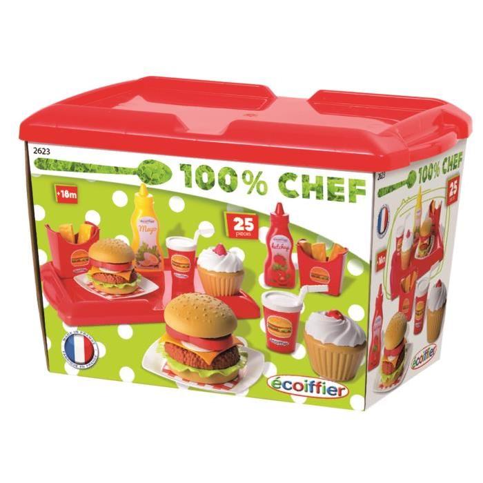 ECOIFFIER 100% CHEF Set Hamburger