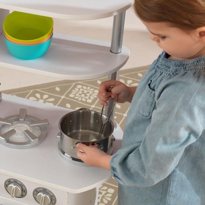 KIDKRAFT Cuisine Vintage Blanche