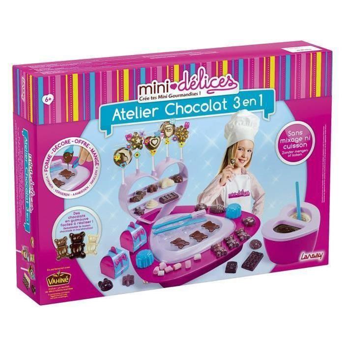 LANSAY Mini Delices Super Atelier Chocolat 3 En 1