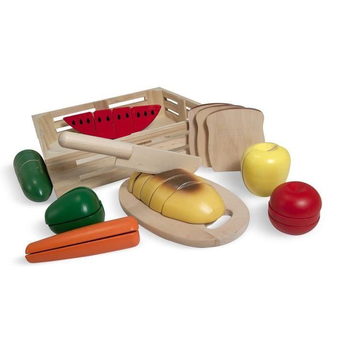 MELISSA & DOUG Aliments a Couper En Bois