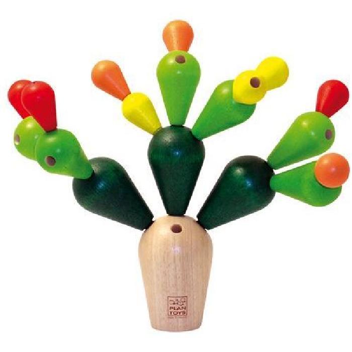 PLAN TOYS Jeu en bois Mikado Cactus