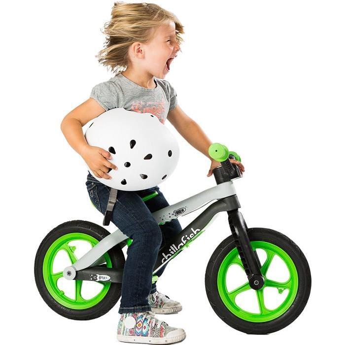 CHILLAFISH Draisienne BMXie-RS Man on the moon - Vert Citron - 2 a 5 Ans