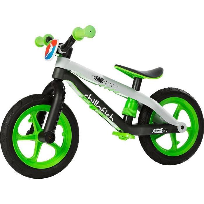 CHILLAFISH Draisienne BMXie-RS Man on the moon - Vert Citron - 2 a 5 Ans