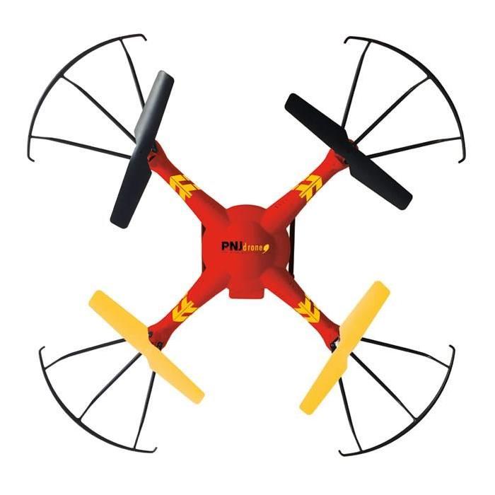 PNJ SUPER-FLY Drone avec caméra HD intégrée - Flip 360° - Radio-commande ou smartphone