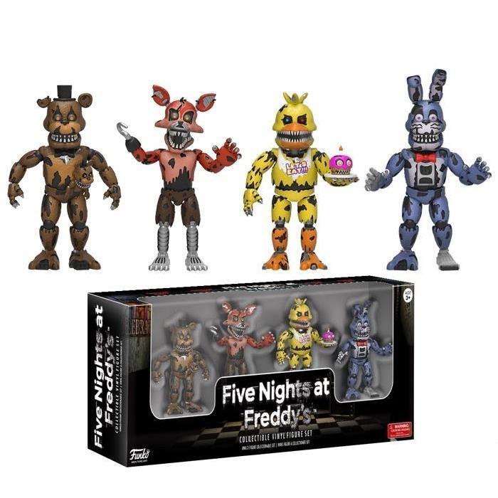Figurine Funko Action Figure Articulée Five Nights at Freddy's : Pack de 4 figurines en PVC