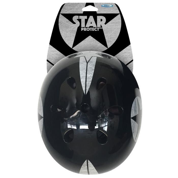 STAMP Casque Skate Black Star avec Molette d'Ajustement