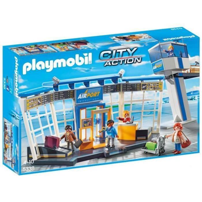 PLAYMOBIL 5338 Aéroport avec Tour de Contrôle