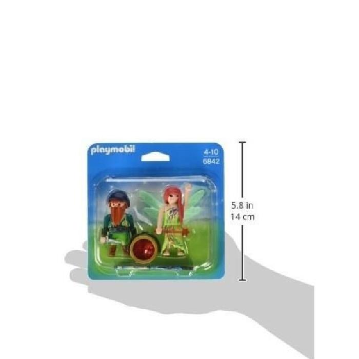 PLAYMOBIL 6842 Fée et Nain de la foret