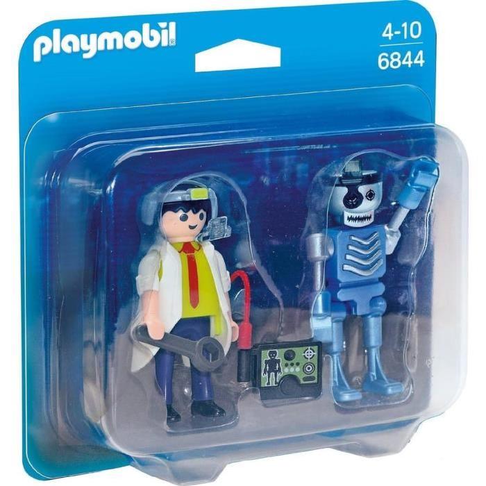 PLAYMOBIL 6844 Inventeur et Robot