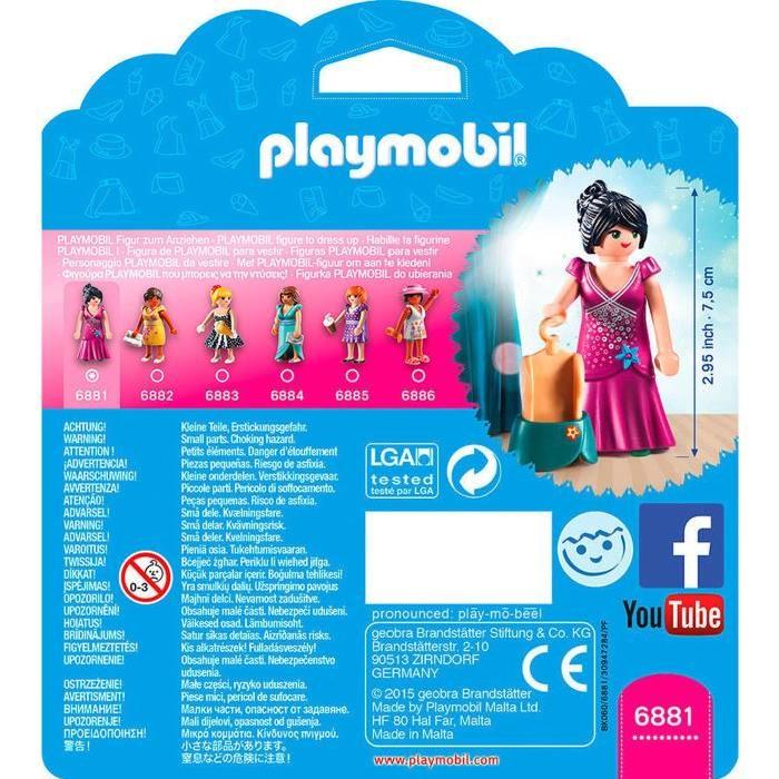 PLAYMOBIL 6881 Fashion Girl  Tenue de Gala