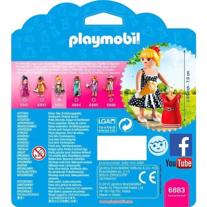 PLAYMOBIL 6883 Fashion Girl Tenue rétro