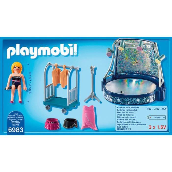 PLAYMOBIL 6983 Scene avec Artiste