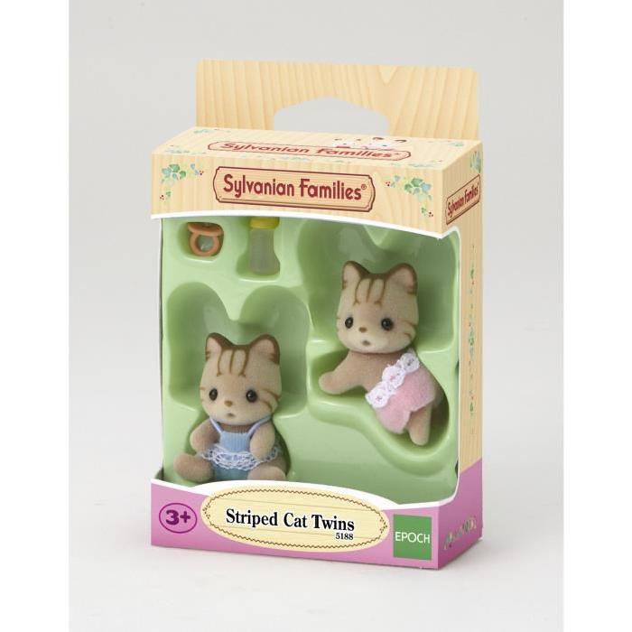 SYLVANIAN FAMILIES 5188 Jumeaux Chats Tigre