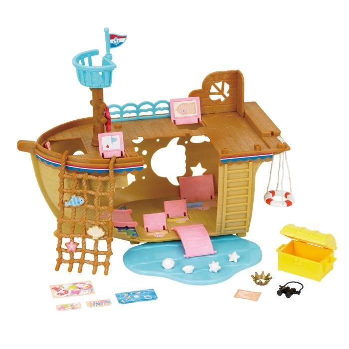 SYLVANIAN FAMILIES Bateau Chasse au Trésor