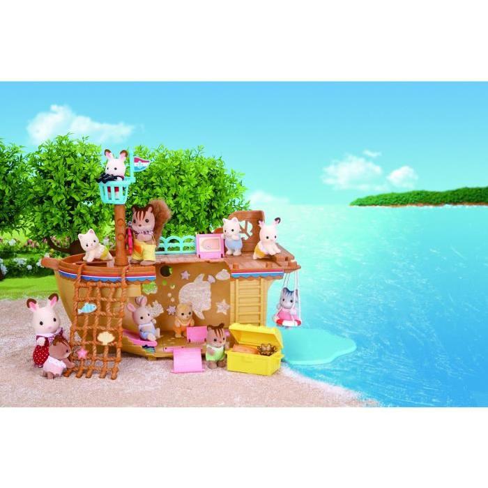 SYLVANIAN FAMILIES Bateau Chasse au Trésor