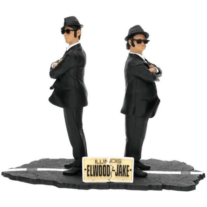 WTT THE BLUES BROTHERS Set de 2 figurines 17 cm Jake et Elwood