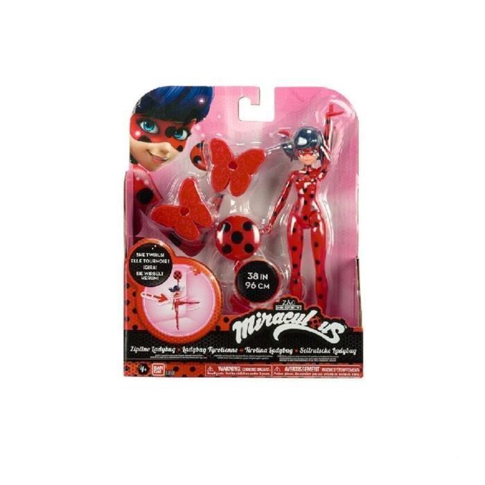 MIRACULOUS - Figurine a fonction 19cm - Ladybug tyrolienne