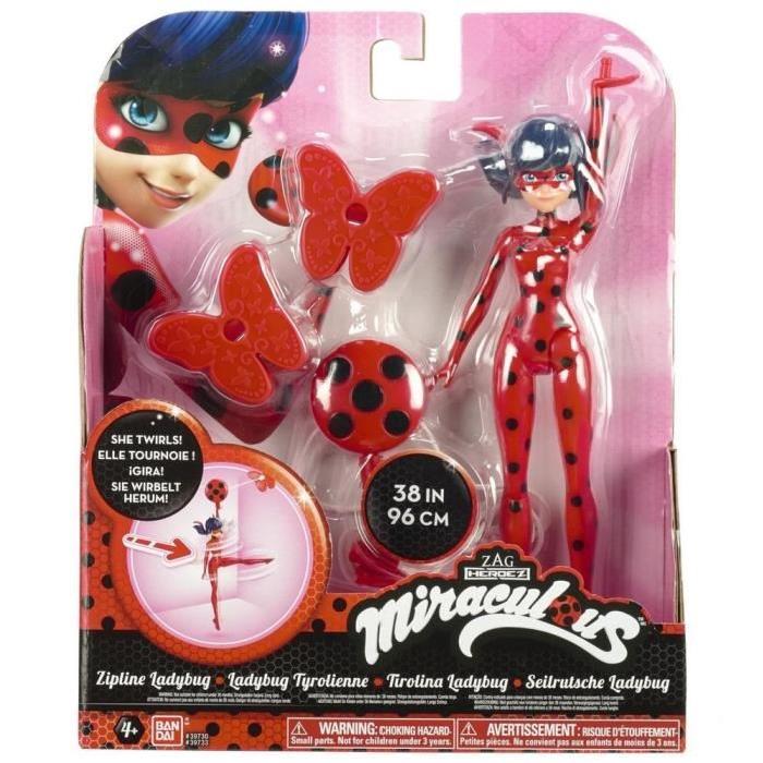 MIRACULOUS - Figurine a fonction 19cm - Ladybug tyrolienne