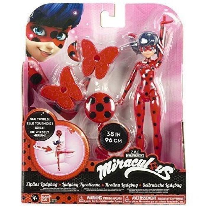 MIRACULOUS - Figurine a fonction 19cm - Ladybug tyrolienne