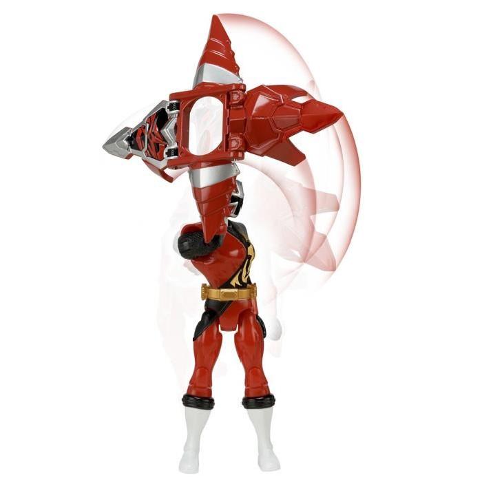 POWER RANGERS - Figurine Armure 12cm Ninja Steel Rouge