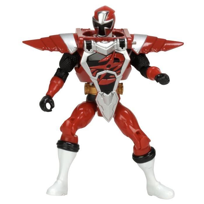 POWER RANGERS - Figurine Armure 12cm Ninja Steel Rouge