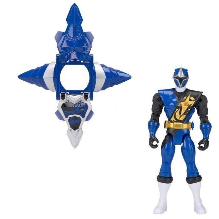 POWER RANGERS - Figurine Armure 12cm Ninja Steel Bleu