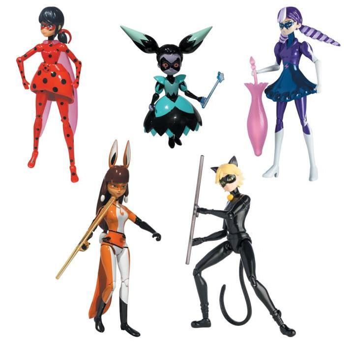 MIRACULOUS - Coffret de 5 figurines de 15cm