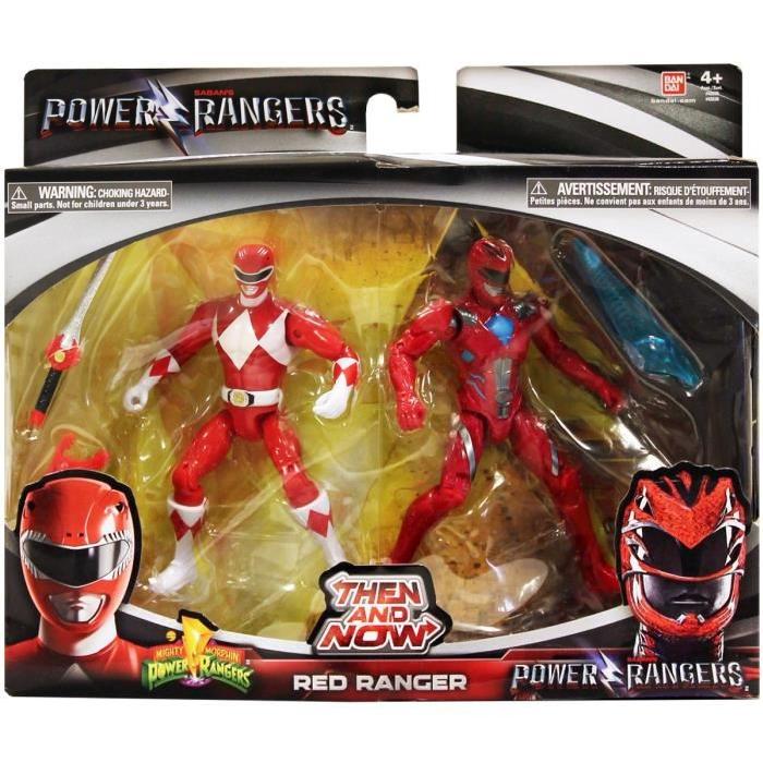 POWER RANGERS Pack de 2 Figurines de légende 12cm - Rouge