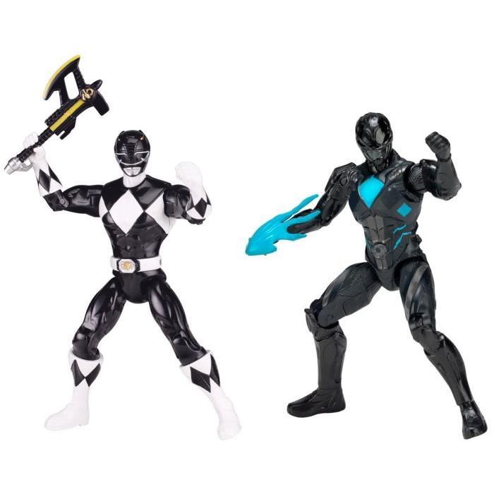 POWER RANGERS Pack de 2 Figurines de légende 12cm - Noir