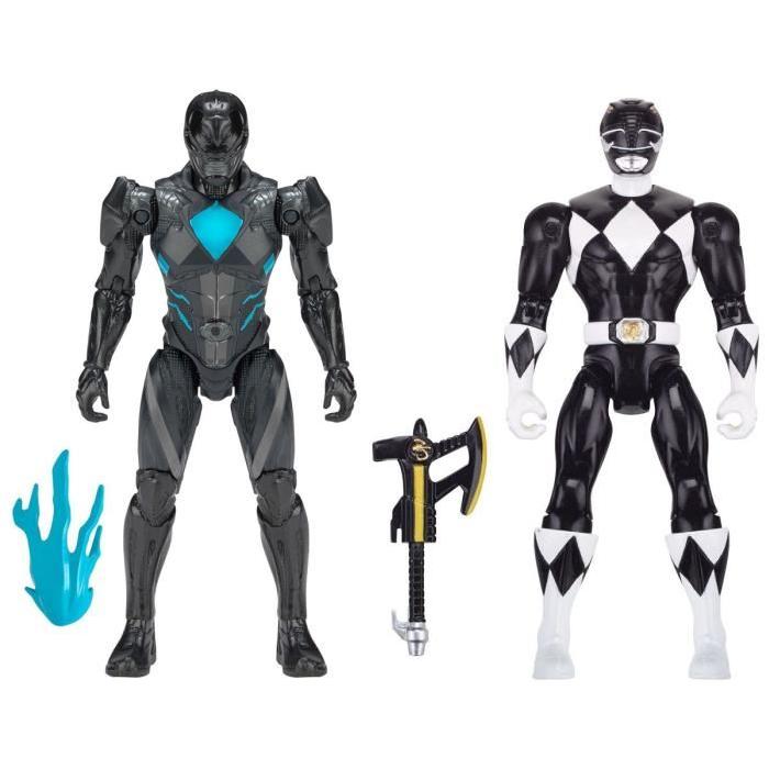 POWER RANGERS Pack de 2 Figurines de légende 12cm - Noir