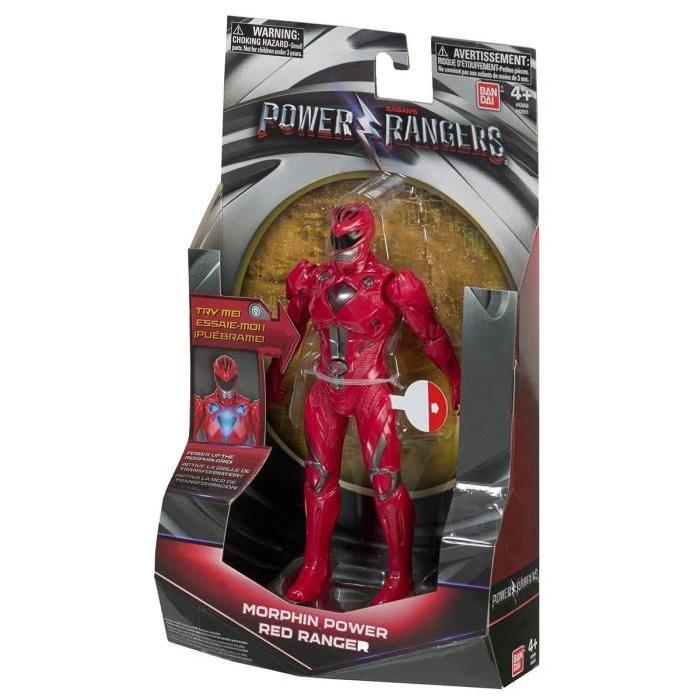 POWER RANGERS Figurine a Fonction lumineuse 18cm - Rouge