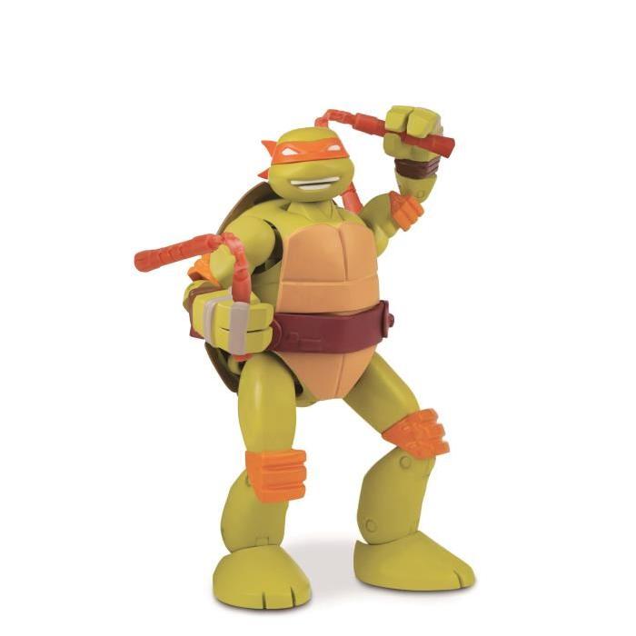 TORTUES NINJA Pack Raphael & Michelangelo 14 cm