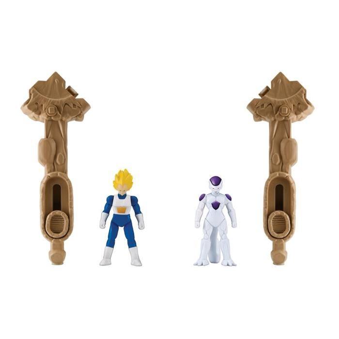 DRAGON BALL Vegeta et Freezer Figurine Set de combat mini battle (2 figurines/2 socles)