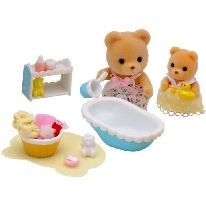 SYLVANIAN FAMILIES 2228 Le bain de bébé Ours