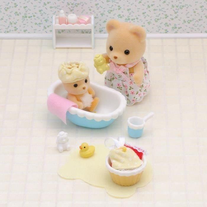 SYLVANIAN FAMILIES 2228 Le bain de bébé Ours