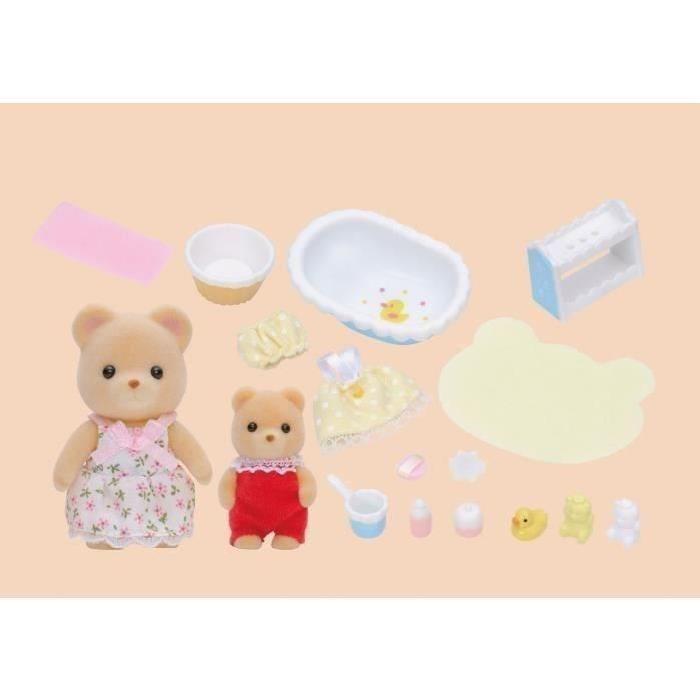 SYLVANIAN FAMILIES 2228 Le bain de bébé Ours