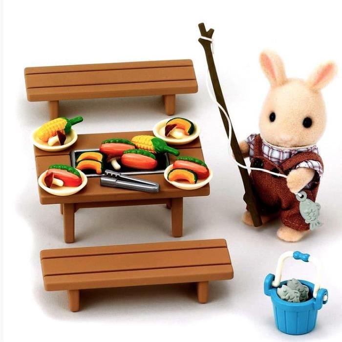 SYLVANIAN FAMILIES 2820 Set barbecue du pecheur