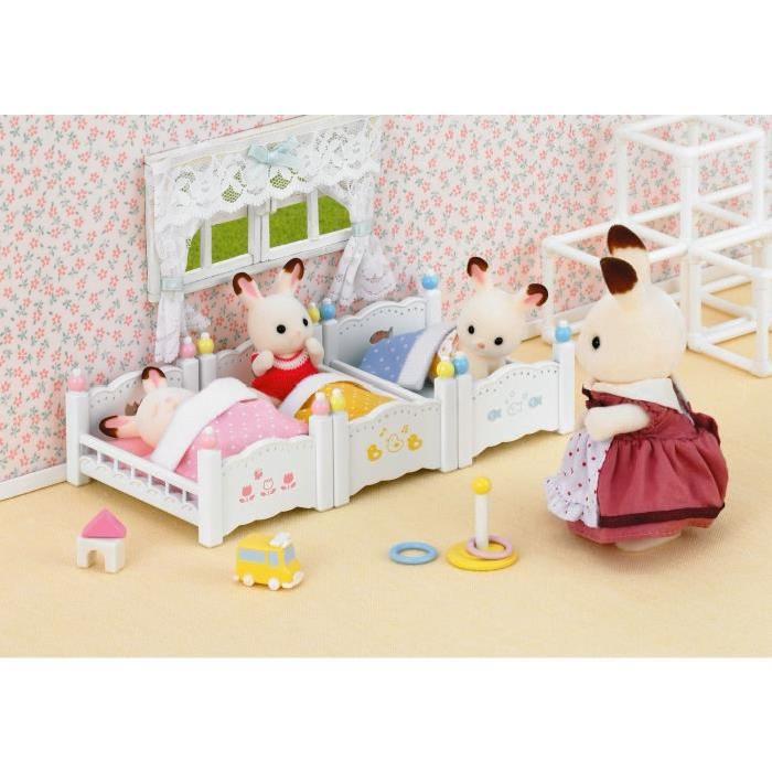 SYLVANIAN FAMILIES 4448 Lits Superposés par 3