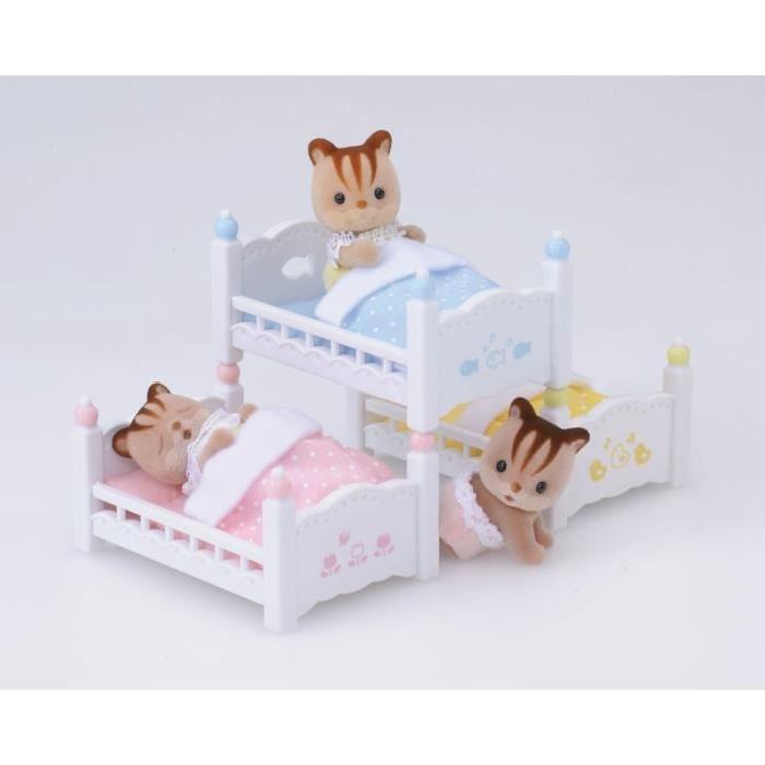 SYLVANIAN FAMILIES 4448 Lits Superposés par 3