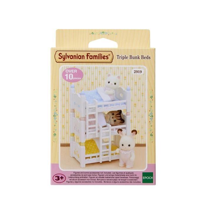 SYLVANIAN FAMILIES 4448 Lits Superposés par 3