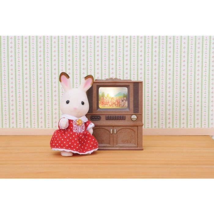 SYLVANIAN FAMILIES 4264 Meuble Télévision Couleur