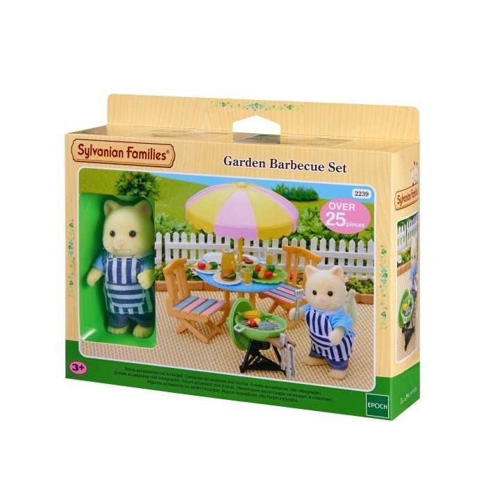 SYLVANIAN FAMILIES 2239 Set Barbecue De Jardin