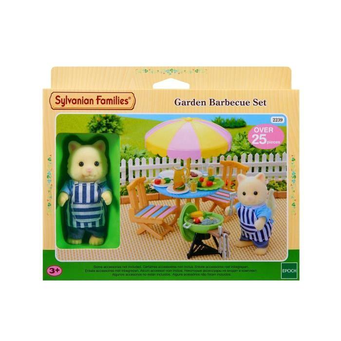 SYLVANIAN FAMILIES 2239 Set Barbecue De Jardin